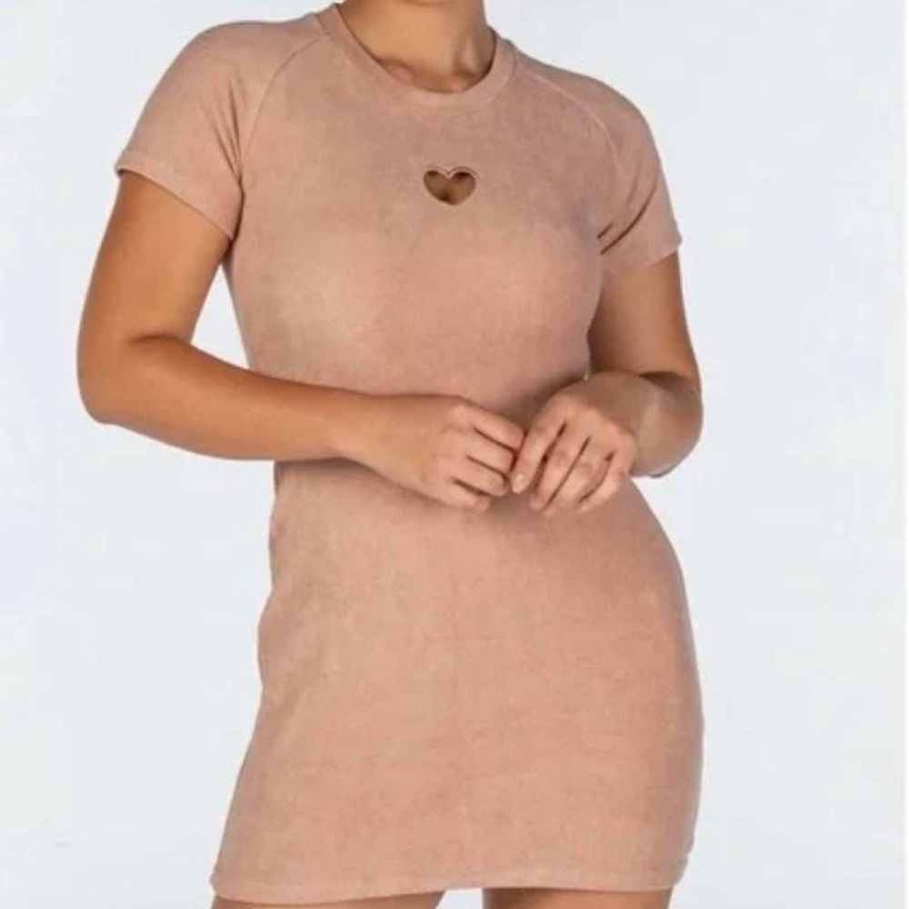 SASKI The Sweetheart Dress in Biscuit NWOT